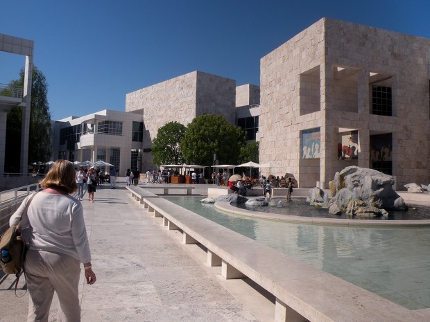 Inner Courtyard of Getty Museum